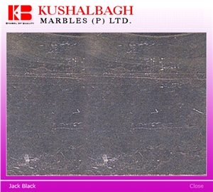 Jack Black Slate Slabs & Tiles, India Black Slate