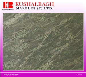 Tropical Green Granite Slabs & Tiles, India Green Granite