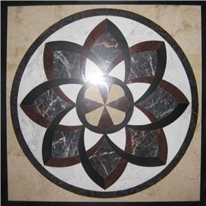 Marble Mosaic Floor Medallion
