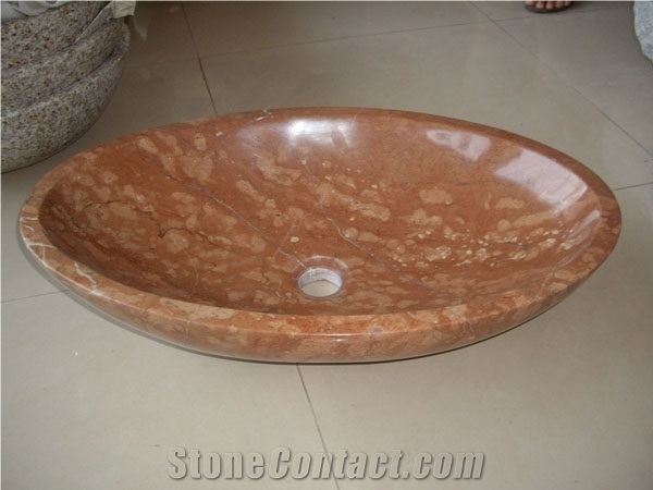 Marble Sinks,Rosso Verona Sink,Red Sinks