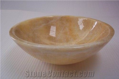 Onyx Sink,Yellow Onyx Sink