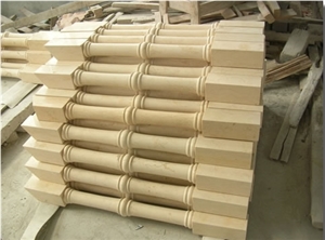 Yellow Stone Balustrade,Sandstone Stone Balustrade