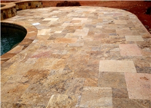 Scabas Travertine French Pattern Paver