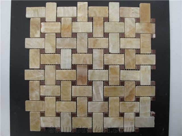 Mosaic in Yellow Onyx