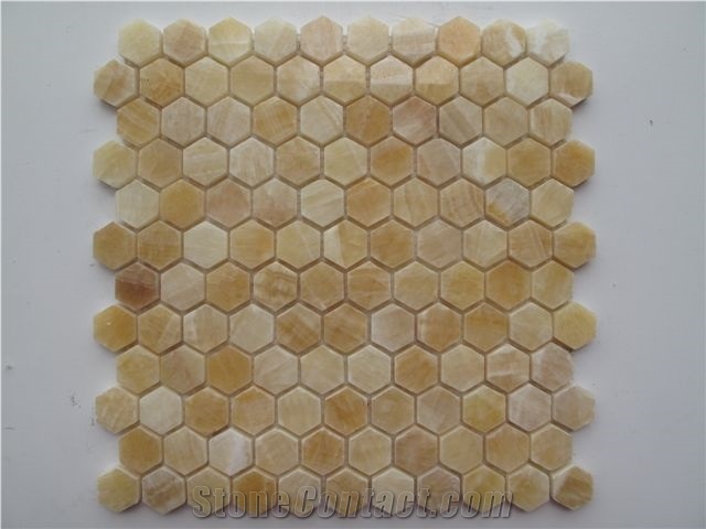 Mosaic in Yellow Onyx