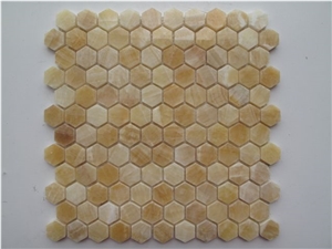 Mosaic in Yellow Onyx