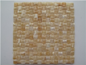 Mosaic in Yellow Onyx