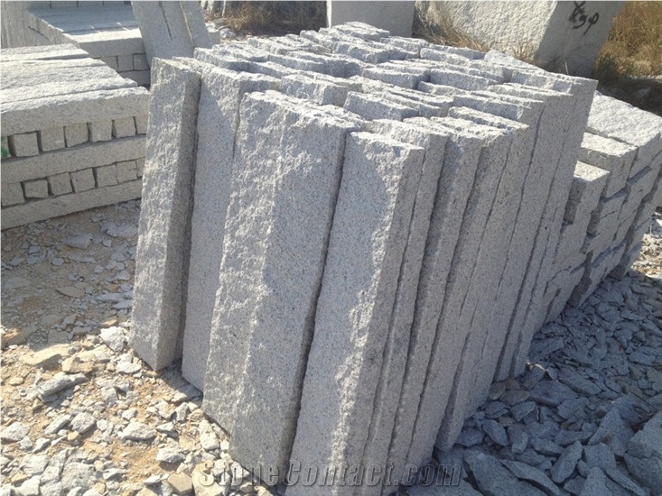 Palisades in Grey Granite, Grey Granite Garden Stone