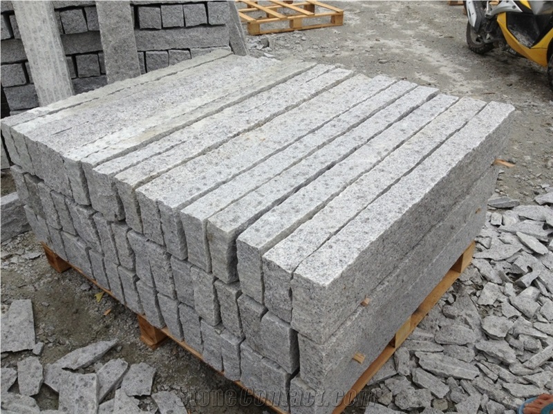 Palisades in Grey Granite, Grey Granite Garden Stone