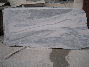 Snow White Marble Tile,Cloud Grey,Cheaper China Marble with Grey Vein
