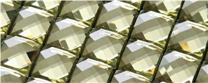 Thirteen Facets Diamond Glass Mosaic,Mosaic in Glass