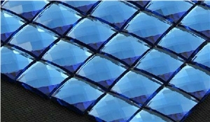 Thirteen Facets Diamond Glass Mosaic,Mosaic in Glass