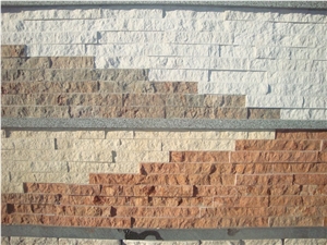 Cultural Stone, White Alabaster Cultured Stone