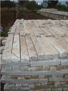 Cultural Stone, Yellow Travertine Cultured Stone