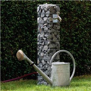 White Pebble Product, Garden Gabion