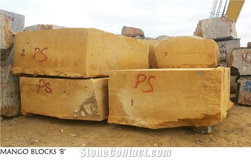 Mango Blocks, Pakistan Yellow Sandstone
