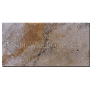 Crema Viejo Polished Travertine Tile, Peru Yellow Travertine Crema Viejo Polished Travertine Tile, Peru Yellow Travertine