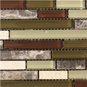 Glass and Stone Mixed Mosaic #16