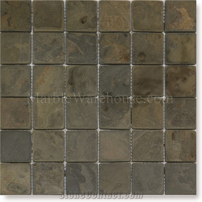 Indian California Gold Slate Mosaic