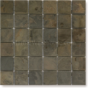 Indian California Gold Slate Mosaic
