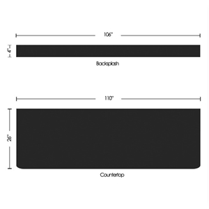 Kashmir White Prefab Granite Countertops