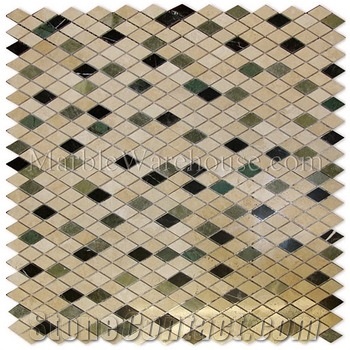 Mix Travertine & Marble Mosaic
