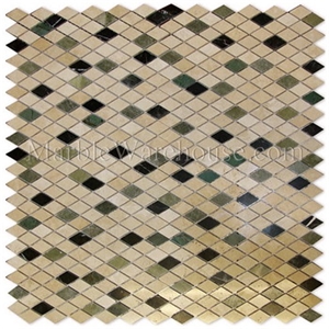Mix Travertine & Marble Mosaic
