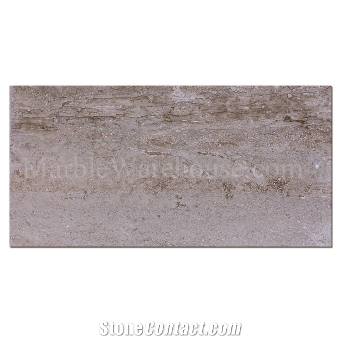 Rumi Polished Travertine Tile, Peru Beige Travertine
