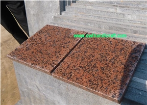 Indian New Red Granite, Ruby Red Granite, Owl Red Granite, Indian New Ruby Red Granite Pavers