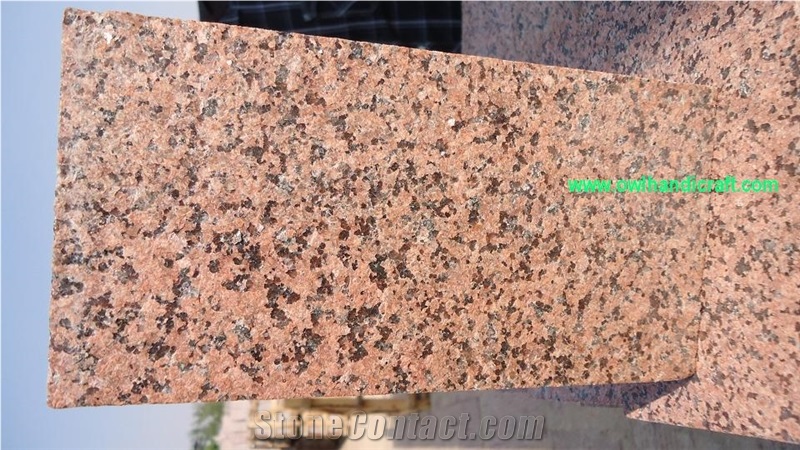 Indian New Red Granite, Ruby Red Granite, Owl Red Granite, Indian New Ruby Red Granite Pavers