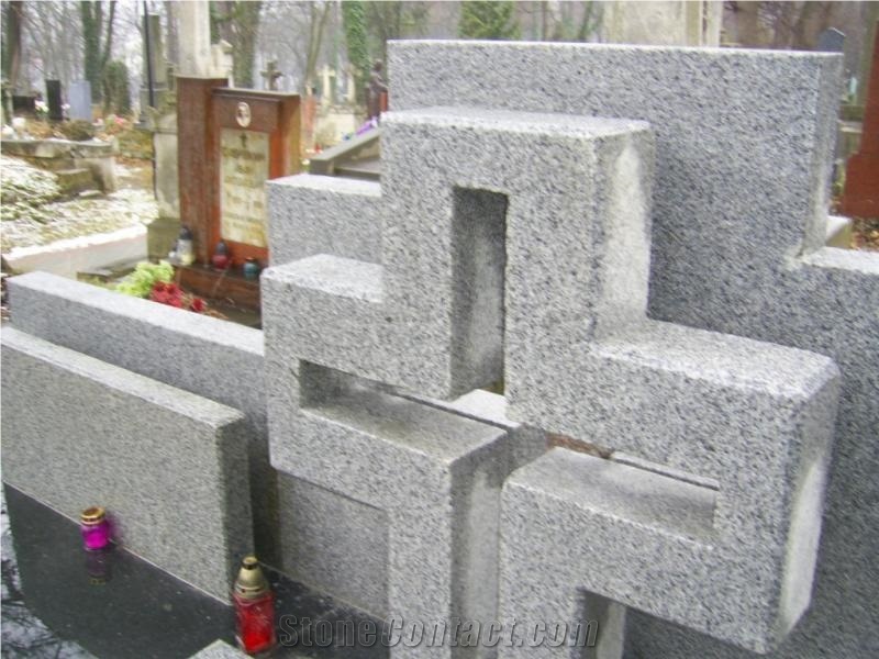 Grey Ukraine Granite Monument