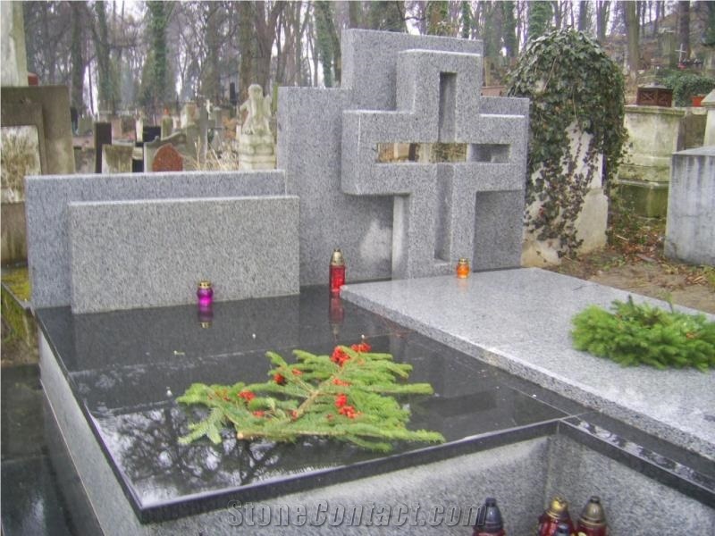 Grey Ukraine Granite Monument