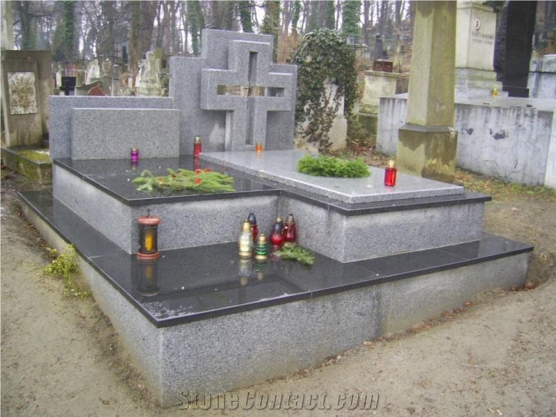 Grey Ukraine Granite Monument