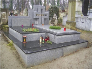 Grey Ukraine Granite Monument