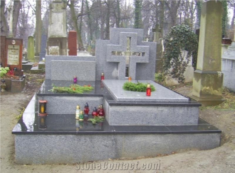 Grey Ukraine Granite Monument