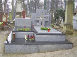 Grey Ukraine Granite Monument
