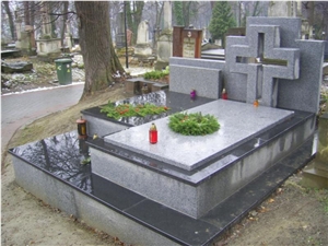 Grey Ukraine Granite Monument
