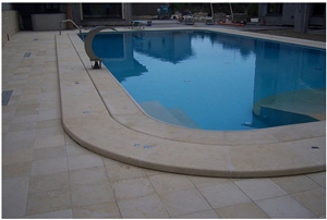 Avorio Avola Limestone Pool Coping, Pavement
