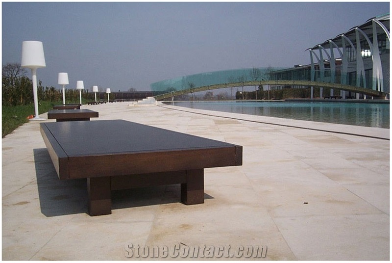 Avorio Avola Limestone Pool Coping, Pavement