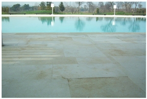 Avorio Avola Limestone Pool Coping, Pavement