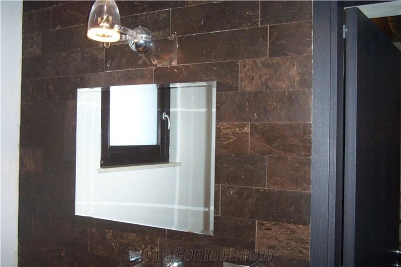 Nero Avola - Pietra Pece Limestone Wall Tiles