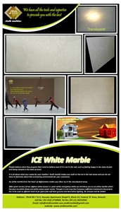 Ice White Marble Flooring , Afghanistan White Marble Slabs & Tiles