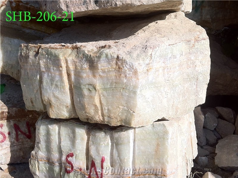 Light Green Onyx Blocks