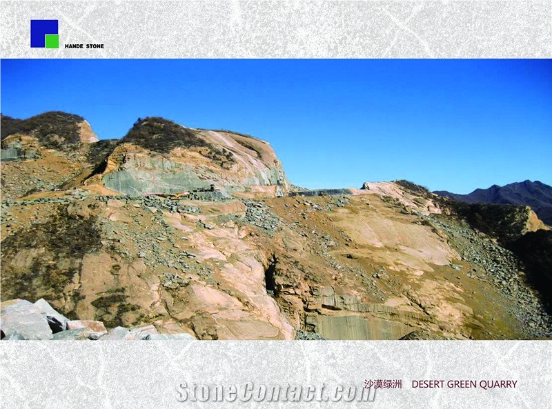 Granite Quarry, China Green Granite Block