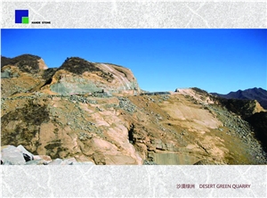 Granite Quarry, China Green Granite Block