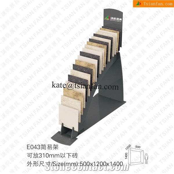 E043 Wall Tiles Floor Waterfall Display Stand