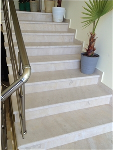 Stairs Limestone Vratza, Vratza Beige Limestone