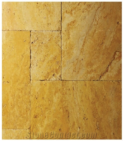 Royal Gold Dark Travertine Pattern
