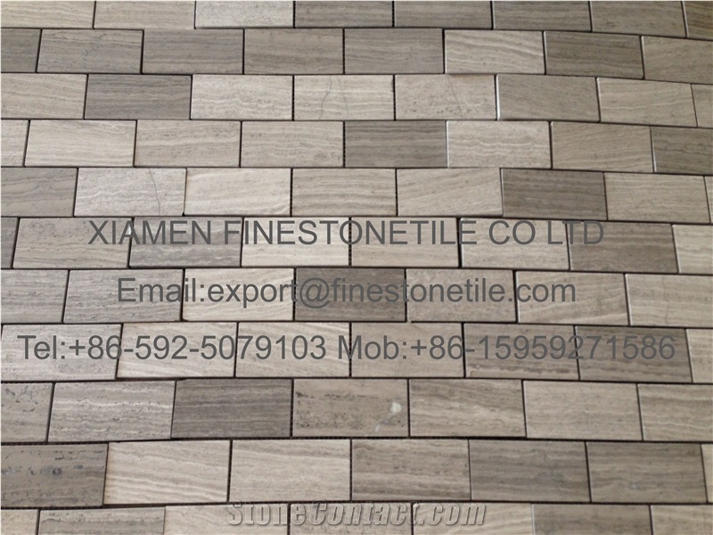 Grey Wooden Grainy Marble, Wood Vein Marble, Slab, Tile, Mosaic