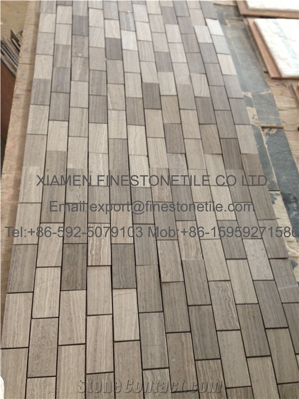 Grey Wooden Grainy Marble, Wood Vein Marble, Slab, Tile, Mosaic